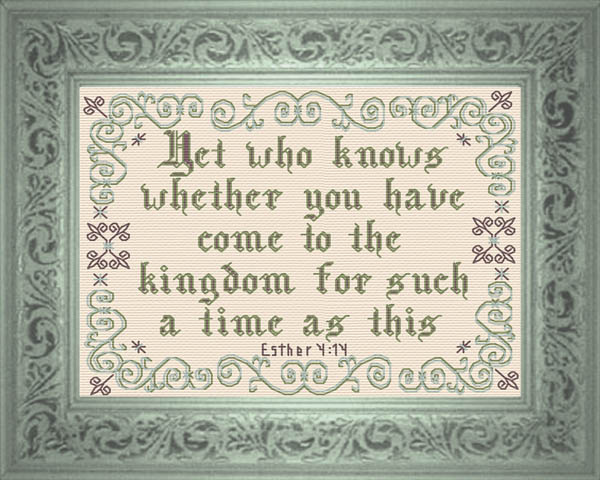 For Such a Time as This - Esther 4:14